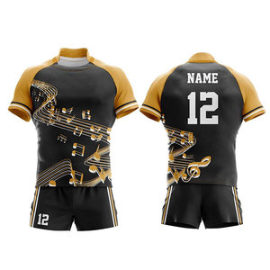 Conjunto de Camiseta de Fútbol para Hombre, Amarillo y Azul con Estampado Geométrico, Secado Rápido, Poliéster, Corte Atlético, Manga Corta, Uniforme para Adultos para Todas las Temporadas - Product Image 6