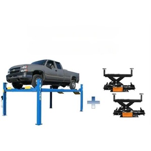 Sistema de elevación de vehículos de cuatro postes de alto rendimiento para aplicaciones en garajes y talleres, sistema hidráulico robusto, elevación estable. - Product Image 1