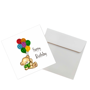 Wholesale Quilling <b>Paper</b> Card Teddy Quilled Balloons Design Theme Custom <b>Handmade</b> Birthday Bear Luxury 3D Birthday Card - Product Image 4