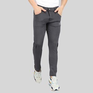 Pantalon de survêtement sport bleu quatre directions avec bande latérale, logo personnalisable, impression HD, délavage coloré, 100 % polyester, séchage rapide, tailles homme M/L/XL - Product Image 2