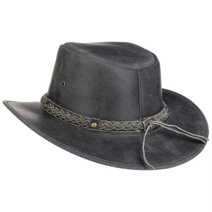 Sombrero de Vaquero de Cuero Ajustable al por Mayor, Estilo Americano Occidental, Unisex, Color Personalizado, Logotipo, Deportes, Adultos, Viajes, Alta Calidad, 3D - Product Image 5