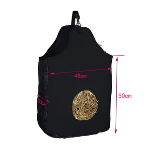 2026 Custom Wholesale Horse <b>Equestrian</b> Slow Feed Hay Bag Polyester 50x20x40cm High Quality Fashion Best Selling - Product Image 2
