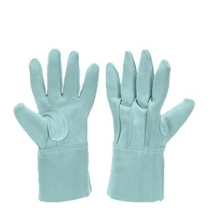 Gants de soudage en cuir de vachette renforcé avec fil de Kevlar, pouce Keystone, manchette longue, résistants à la chaleur, gants de travail de sécurité - Product Image 1