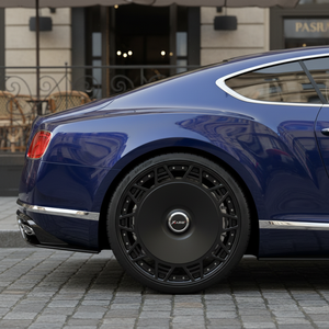 Llantas de aleación Bentley ligeras, forjadas por flujo, de una pieza, con radios múltiples, acabado plateado mecanizado, de 19, 20, 21 y 22 pulgadas. - Product Image 6