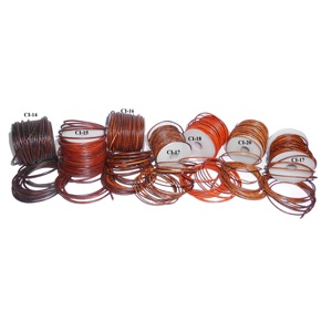 1mm Genuine Leather Cord 2mm-8mm Metallic Cord for Sewn Beads Jewelry Making Findings & Components for Crafts - Product Image 3