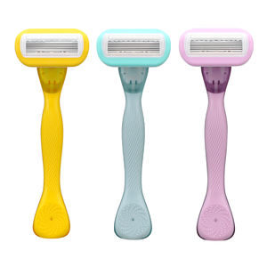 6 Blades Women Body Razor With Longer Handle Easy Shave Razor For <strong>Lady</strong> With Refills - Product Image 2