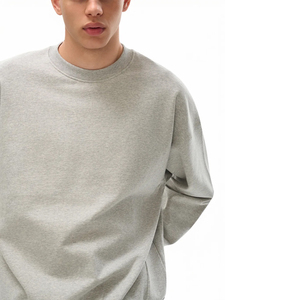 Sweat-shirt unisexe délavé à l'acide, coupe oversize, col rond, style streetwear, impression de logo personnalisée, OEM ODM, vente en gros - Product Image 2