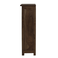Mini-almirah multifonction moderne en bois de teck sculpté à la main, étagère de rangement pour chambre à coucher, 4 meubles pour la maison et l'école
