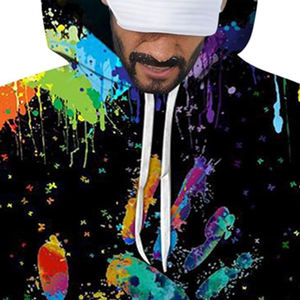 Sweat à capuche personnalisé en polaire polyester 350 GSM pour homme, pull épais et chaud pour l'hiver, streetwear de haute qualité, marque de renom - Product Image 4