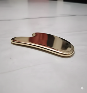 Outil de massage ayurvédique Kansa Gua Sha |   Grattoir facial en bronze naturel |   Fournisseur en gros Inde - Product Image 2