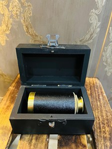 Telescopios de latón de alta calidad con caja de madera de estilo antiguo, telescopios artesanales en venta por exportadores. - Product Image 4