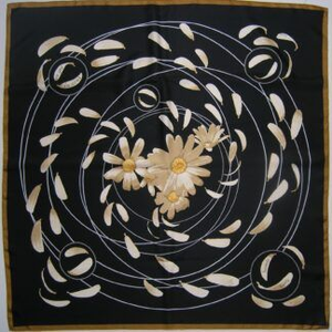 Luxury Custom Satin Printed <b>Scarf</b> Fabric for European Israel Island Fashion Branding Promotion Advertising OEM ODM Manufacture - Product Image 2