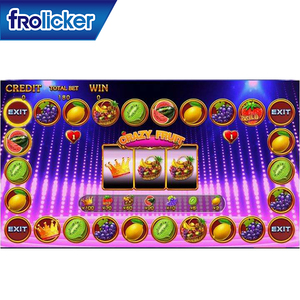 Hot Selling Crazy of Fruit Arcade <b>Game</b> PCB Board Dual Screen Link Mode 5 Reels 9 Lines for Coin Operated Gaming Machine - Product Image 2
