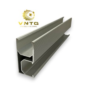รางยึดแผงโซลาร์เซลล์ VNTECH GLOBAL คุณภาพสูง ขนาด 26x50 มม. ผลิตจากอะลูมิเนียมอโนไดซ์ AL6005-T6 สำหรับระบบติดตั้งบนหลังคา - Product Image 3