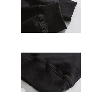 Sudadera con Capucha Puff Pri de Alta Calidad, Unisex, Corte Regular, Negra, Informal, Forrada de Felpa, Transpirable, de Algodón Tejido, para Invierno - Product Image 5