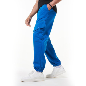 Recycled <b>Polyester</b> <b>Jogger</b> Pants Men Eco Friendly Sustainable Elastic Waist Tapered Streetwear - Product Image 5