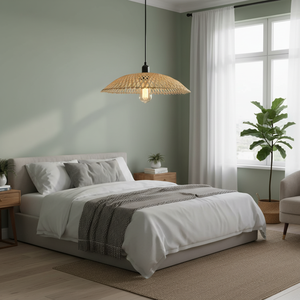 Minimalist Bamboo Lampshade Hanging <b>Light</b> <b>Cover</b> for Modern Home Decor Home Decor Handmade Eco-friendly Indoor Lighting - Product Image 4