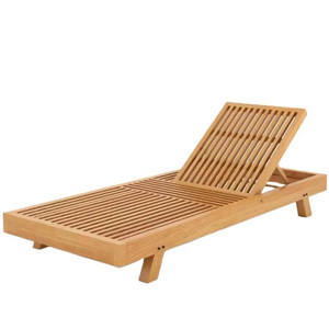 Piscine de patio en bois massif au design minimaliste avec structure en teck - Product Image 2