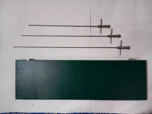 <b>Neurosurgery</b> Shunt Passer <b>Instrument</b> Set 3-Piece Small Medium Large Stainless Steel Manual Reusable Surgical Kit - Product Image 1
