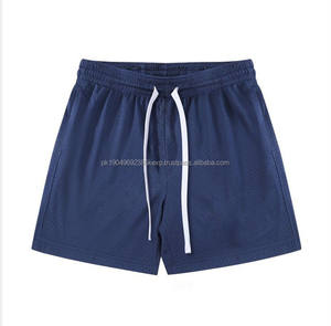 Vente en gros de shorts de basket-ball en maille 100% polyester pour hommes shorts de course à séchage rapide à impression personnalisée shorts de sport noirs pour hommes - Product Image 1