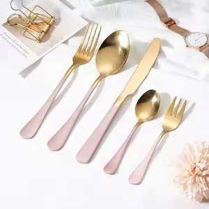 Modern Dining Accessories Metal Cutlery Set Serving <b>Spoon</b> Fork Pair Designed for Premium <b>Table</b> Presentation - Product Image 6