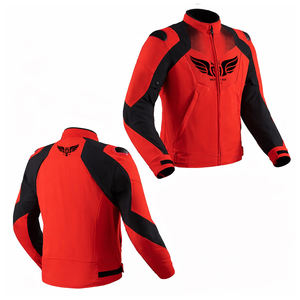 Chaqueta de Motocicleta para Hombre, Chaqueta Protectora para Motociclistas, Chaqueta de Carreras a Prueba de Viento, Equipo de Protección Transpirable para Motocicleta - Product Image 4