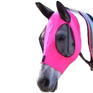 Voile anti-mouches ultra-légère pour chevaux, maille fine, ajustement confortable, protection équestre pour le visage, anti-insectes, couvre-yeux pour chevaux - Product Image 4