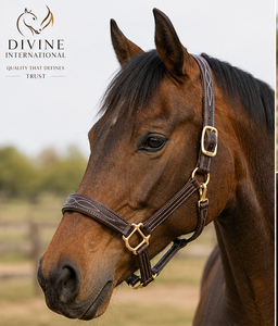 Cabestro de Cuero Hecho a Mano para Caballo, Modelo DI'LH'036, Equipo Ecuestre, Personalización de Marca, Venta al por Mayor, Divine International, Uttar Pradesh - Product Image 3