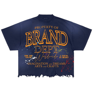 High Quality Letter Printing T Shirt Men Clothing White Cartoon Cotton Fashion Hot Diamond Printed <b>Tshirt</b> for Men - Product Image 2