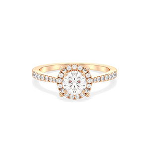 Anillos de compromiso y boda REYES de lujo en plata de ley 925 con moissanita de 1.02 quilates, joyería fina para mujer a precios de mayorista. - Product Image 1