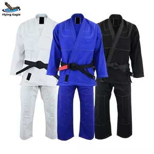Kimono de Jiu-Jitsu Brésilien (BJJ) personnalisé avec logo, uniforme d'arts martiaux respirant, extensible, léger, durable, en coton, pour l'entraînement au karaté - Product Image 4
