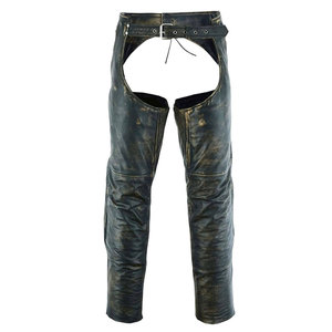 Breathable Leather <b>Chaps</b> With Adjustable for Outdoor <b>Riding</b> Workwear Safety Gear In Adult Size Equipment Genuine Leather <b>Chaps</b> - Product Image 1