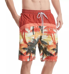High Quality Men's Outdoor Casual Shorts Breathable <b>Slim</b> Design with Drawstring Eco-Friendly Beach Shorts - Product Image 5