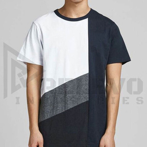 Chemise pour homme en coton 210 GSM avec doublure bicolore, tissu léger, confortable, vêtement décontracté d'été - Product Image 2