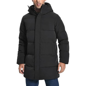 Men’s Long Winter <b>Coat</b> Hooded Waterproof Insulated Puffer Jacket Thick Warm Down Windbreaker Parka Cold Weather Outerwear - Product Image 2