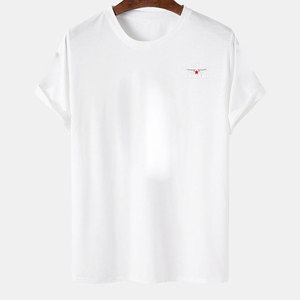 Créez votre propre logo sur un t-shirt homme col rond, t-shirt streetwear pour homme, fabriqué au Pakistan - Product Image 1
