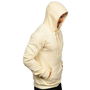 Sweat-shirts à capuche pour hommes en coton/polaire de qualité supérieure avec grande poche avant, design streetwear décontracté et coupe ample pour un usage quotidien - Product Image 4