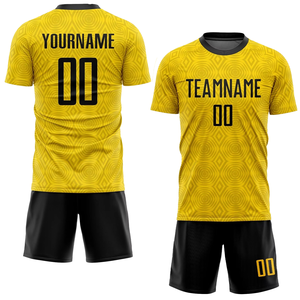 Custom Soccer Ball Uniform Durable Breathable Unisex Jersey and Shorts Set with Lightweight Fabric for Training Championship - Product Image 6