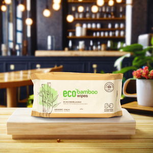 Toallitas limpiadoras de bambú ecológicas Opciones de embalaje únicas Materiales naturales para adultos y manos jóvenes - Product Image 6