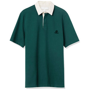 Polo de Algodón 100% para Hombre, con Logotipo Personalizado Bordado, Corte Ajustado, Rayas, Casual, Manga Corta, Camiseta de Golf, Venta al Por Mayor OEM - Product Image 1