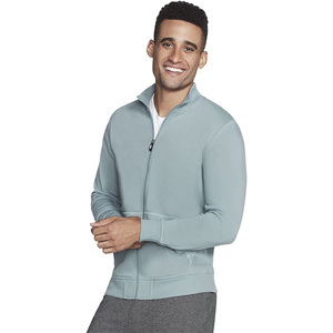 Men’s Zip Front Hooded Sweatshirt <b>Fleece</b> <b>Lined</b> Casual <b>Jacket</b> Daily Wear - Product Image 3