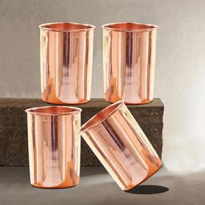 Tasse artisanale en cuivre de style classique pour la santé ayurvédique, vaisselle de cuisine et de table écologique, durable, de luxe et de qualité supérieure - Product Image 2