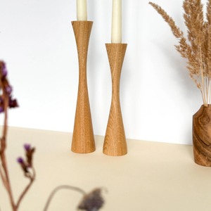 Support de bougie en bois classique pour la décoration moderne de la maison, écologique, idéal pour Noël, les mariages, les événements et comme centre de table de chambre. - Product Image 5