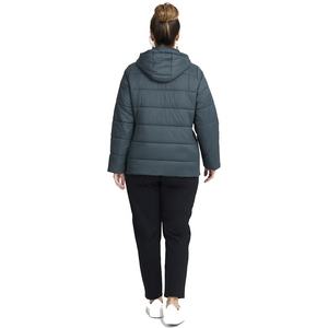 Prix d'usine 2026 – Manteau d'hiver court matelassé pour femme 100 % polyester avec fermeture éclair – Blouson uni pour femme - Product Image 4