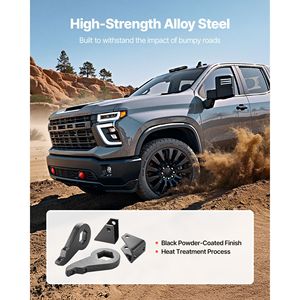 Kit di Sollevamento Anteriore da 3 Pollici per Chevy Silverado/GMC Sierra 2500HD/3500HD 8-Bulloni 2001-2010 e Silverado/Sierra 1500HD 2001-2007 - Product Image 6