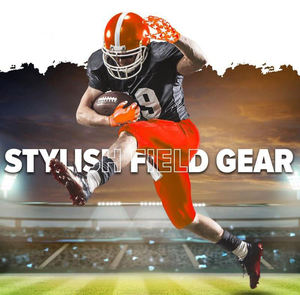 Nouveaux gants de football américain avec logo personnalisé, équipement sportif durable, poignées antidérapantes, prix de gros, gants de football américain - Product Image 3