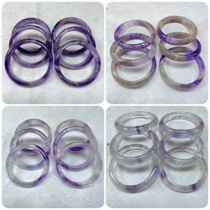 Women's Multi-Color Resin Handmade Hand-<b>painted</b> Cuff Bracelet 8mm Bead Size Transparent <b>Stone</b> Handle Handbag Jewelry Fashion - Product Image 3