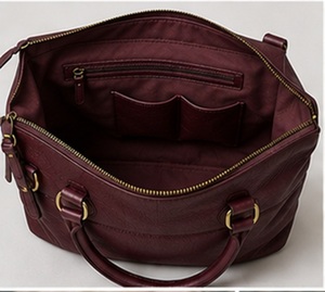 Sac fourre-tout tendance en cuir véritable pour femme Gravs, sac à bandoulière avec poignée supérieure, grande capacité, fermeture éclair amovible, doublure en polyester - Product Image 4