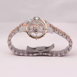 Reloj de Diamantes Moissanite de Alta Calidad para Hombre, Completamente Cubierto con Piedras VVS - Product Image 4