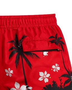 Shorts de bain pour hommes à imprimé floral tropical, séchage rapide, shorts de plage, shorts de surf d'été, taille élastique avec cordon de serrage, fournisseur OEM personnalisé - Product Image 6